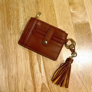 Brown Faux Leather Wallet